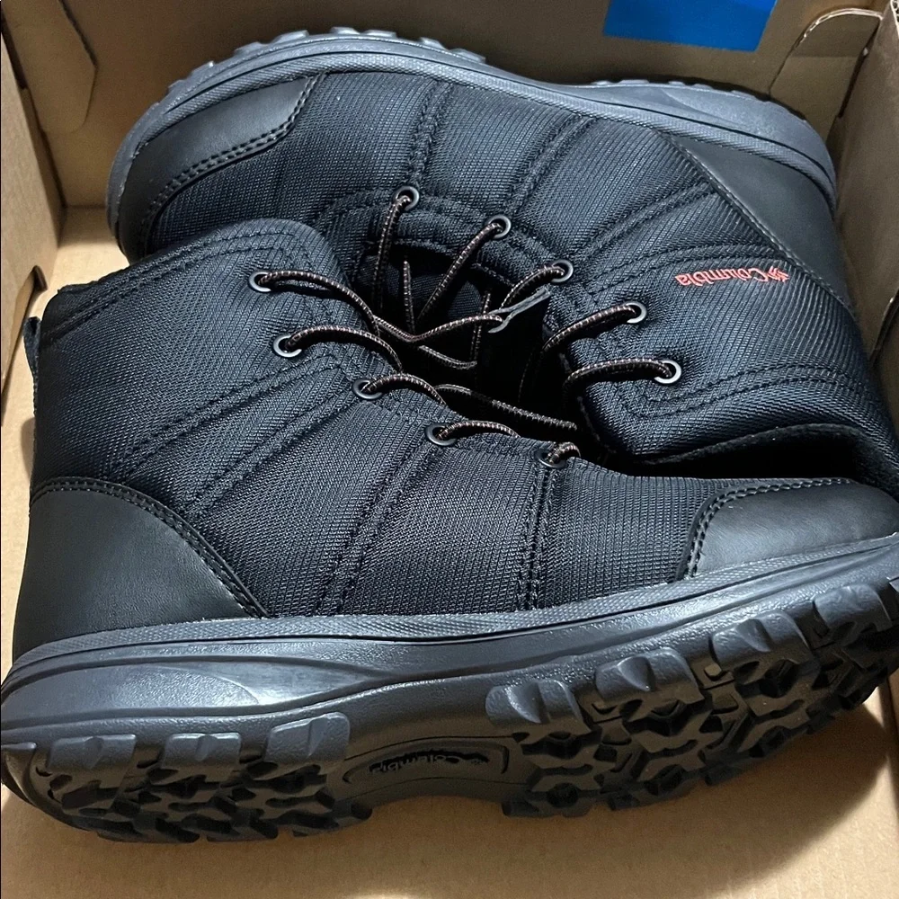Columbia Kids Black and Gray Waterproof Winter Boot